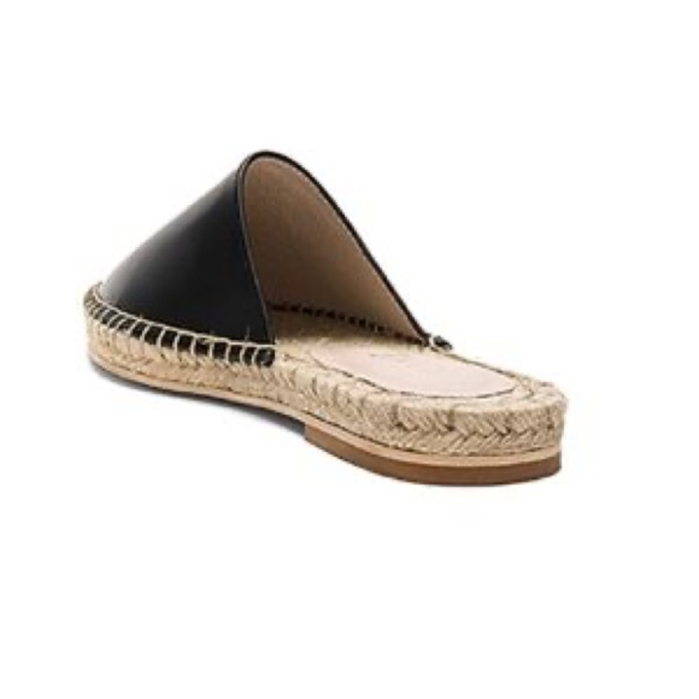 Raye X Revolve Black Domino Pointed Toe Slide Mule - image 2